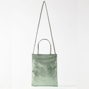 Zara Green Jeweled Bag
